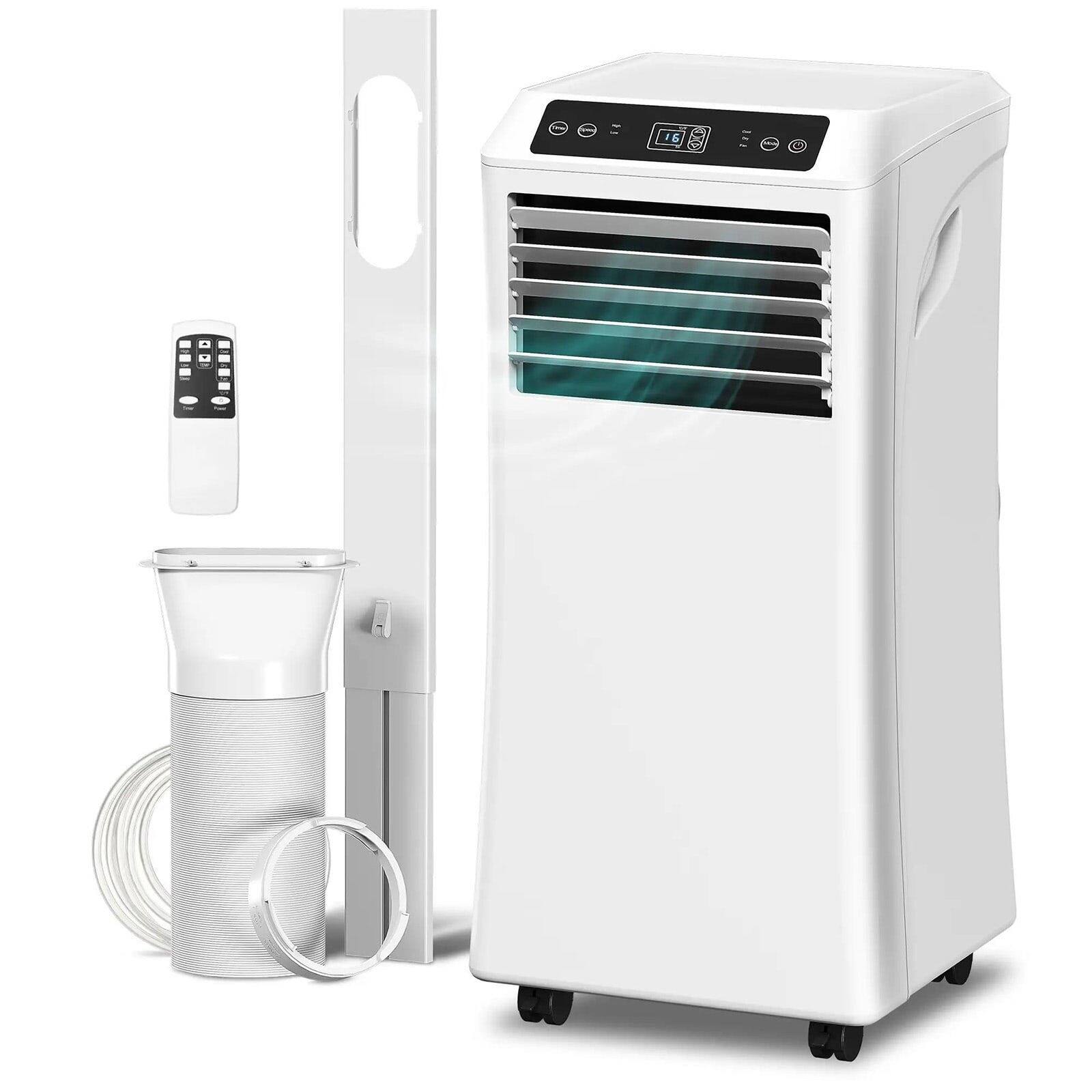 Alt View 6. Resenkos - 3-in-1 AC Unit with Cooling Fan, Dehumidifier, Sleep Mode, Remote Control, White - White.