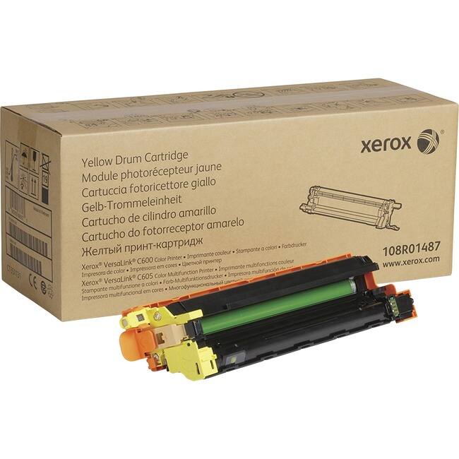 Genuine Xerox Drum Cartridge For VersaLink C600/C605 - Laser Print Technology - 40000 Pages - 1 Each - Yellow