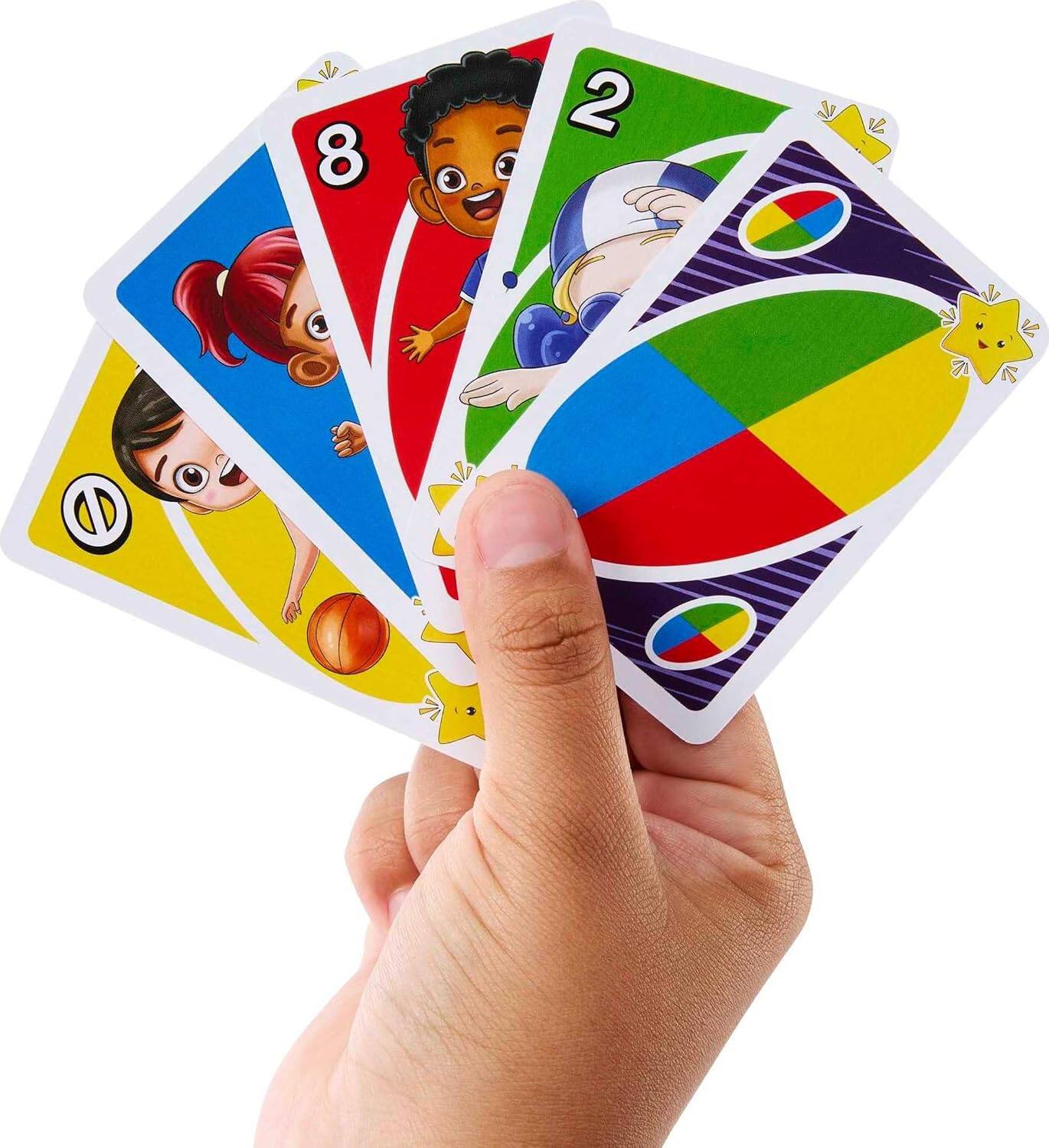 Angle. Mattel - UNO Junior Extension   - GAMES (MISC) - Multicolor.