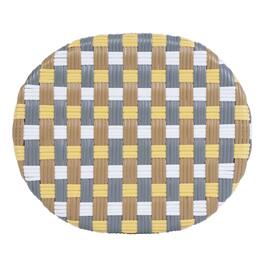 Butler Specialty - Ballito 24 in. Seat Height Oval Rattan Counter Stool - Yellow And Brown
