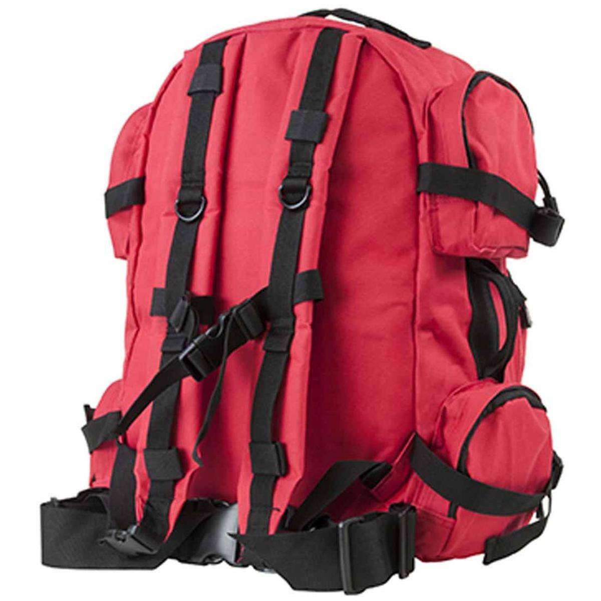 Alt View 2. NcSTAR - NcSTAR Vism Tactical Backpack, Red with Black Trim - Red.