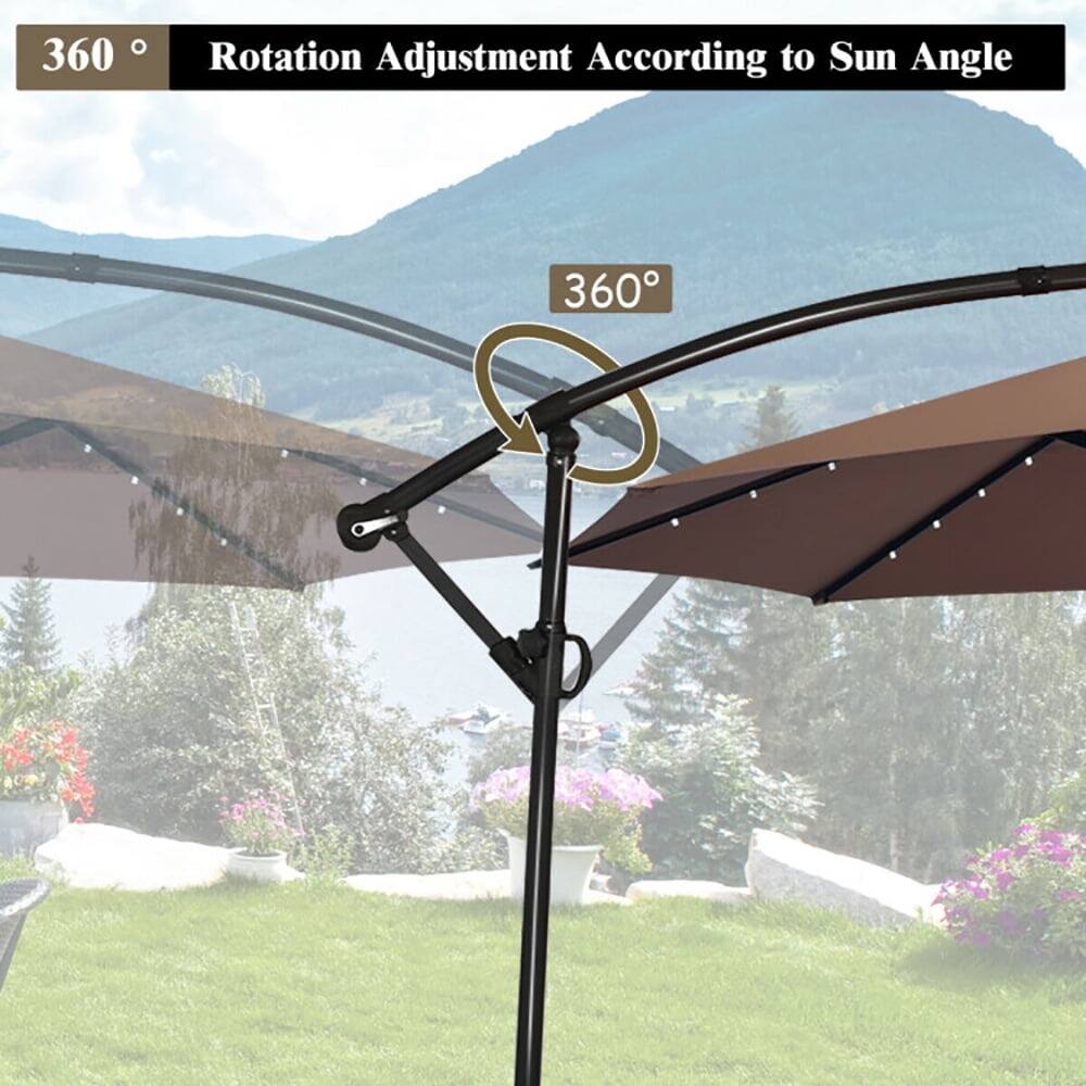 360° Rotation Adjustment According to Sun Angle