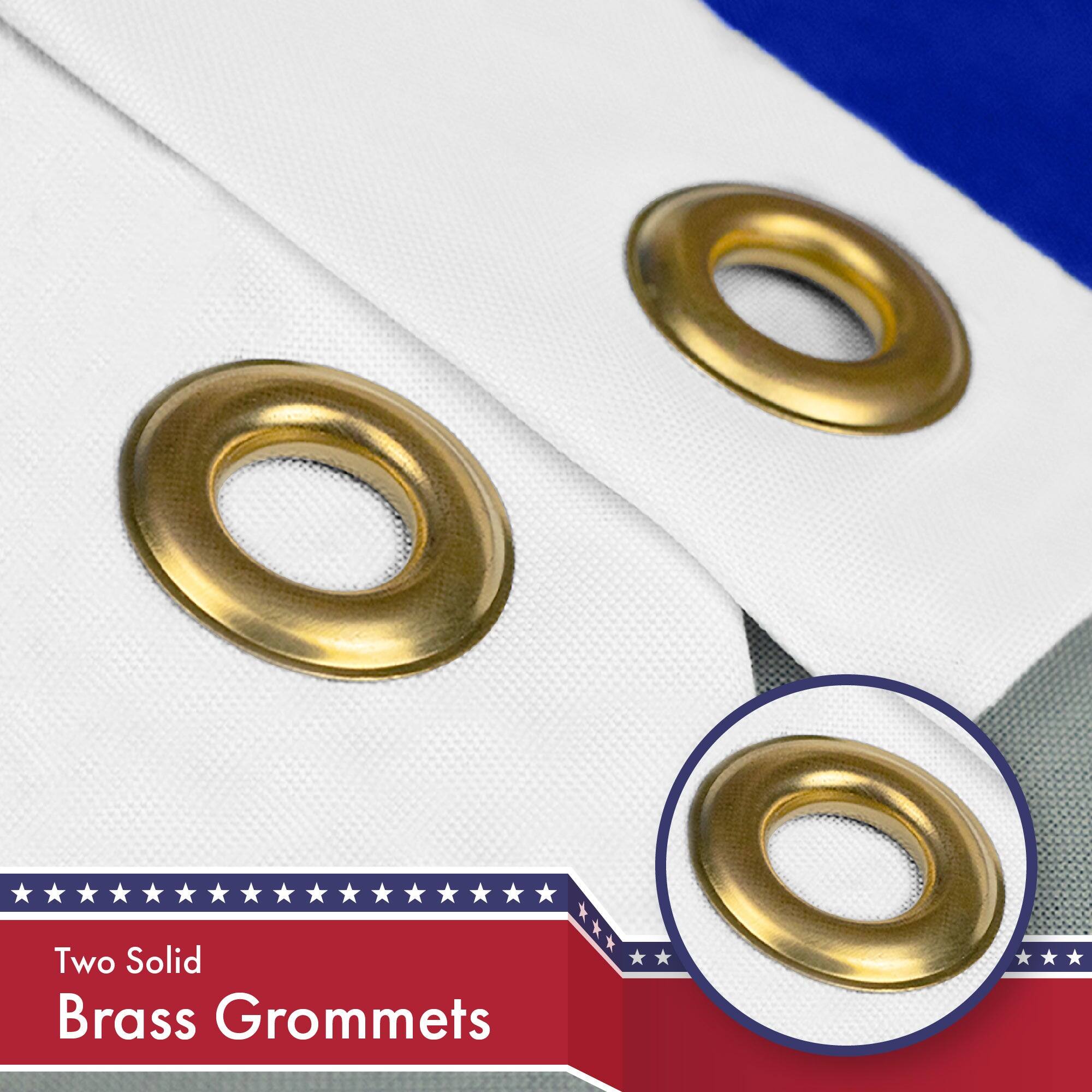 Two Solid Brass Grommets
