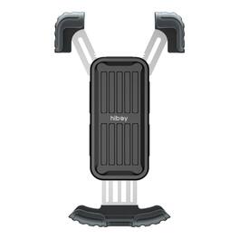 HiBoy - Bike Phone Holder, 360° Rotation Adjustable Motorcycle Phone Mount - Black