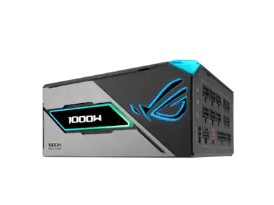 ASUS ROG Thor 1000W PSU (Platinum, ATX 3.1, GaN MOSFET, OLED ASUS ROG Thor 1000W PSU (Platinum, ATX 3.1, GaN MOSFET, OLED