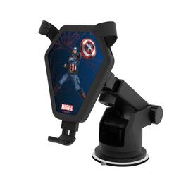 Keyscaper - Marvel MechLine Wireless Car Charger - Captain America