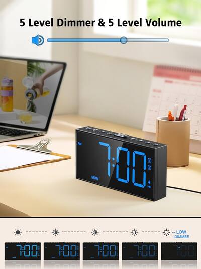 Dazzed Corner - Alarm Clock,Vibrating Alarm Clock - Black Dazzed Corner - Alarm Clock,Vibrating Alarm Clock - Black
