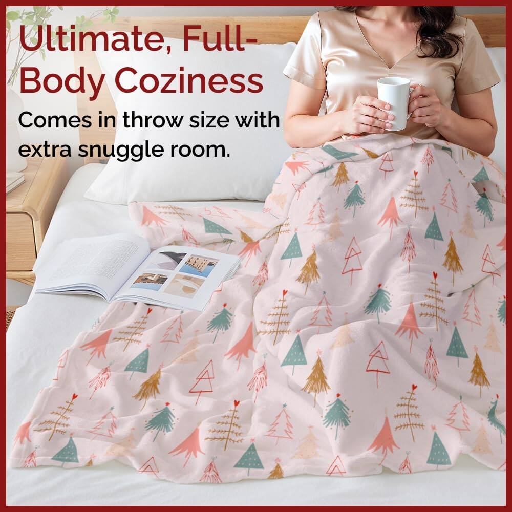 Ultimate, Full-Body Coziness  
Comes in throw size with extra snuggle room.