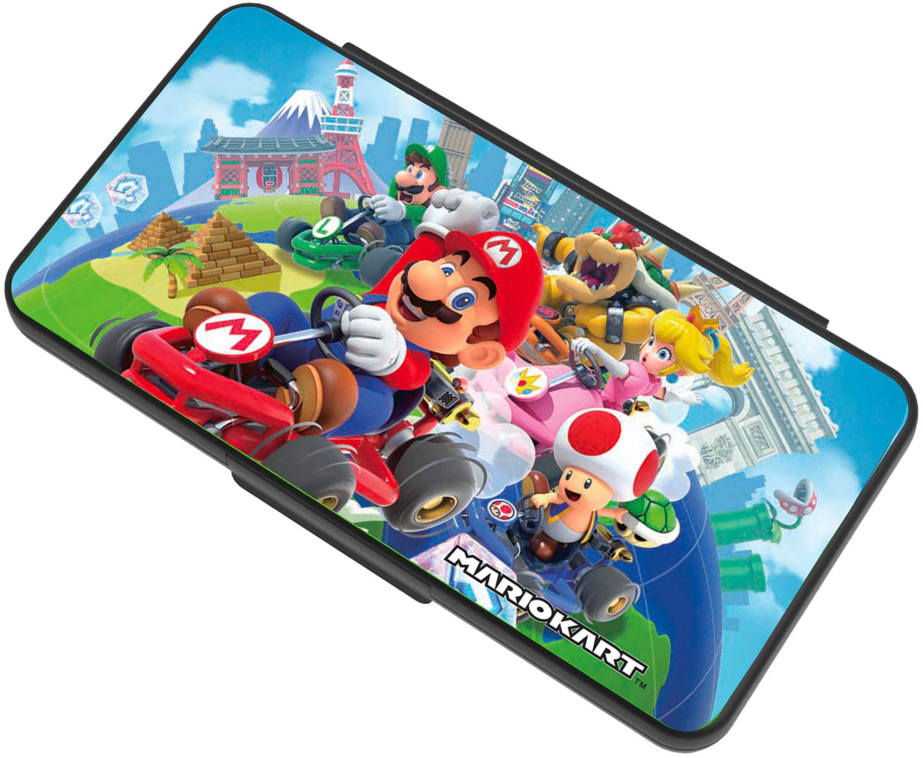 RDS Industries - Nintendo Switch Game Traveler 24 Game Card Mario Kart Case - Black - Alt_View_Zoom_1