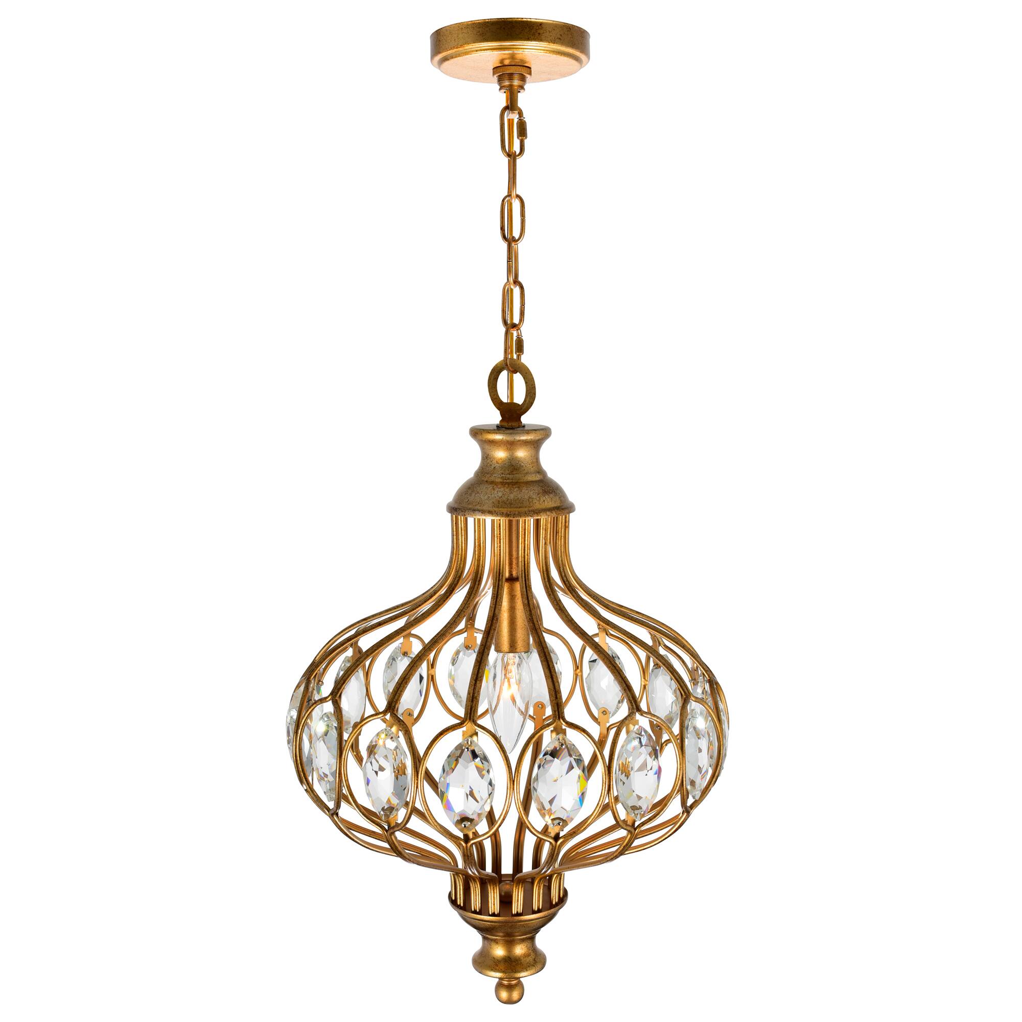 Angle. CWI Lighting - Altair 1 Light Chandelier With Antique Bronze Finish - Antique Bronze.