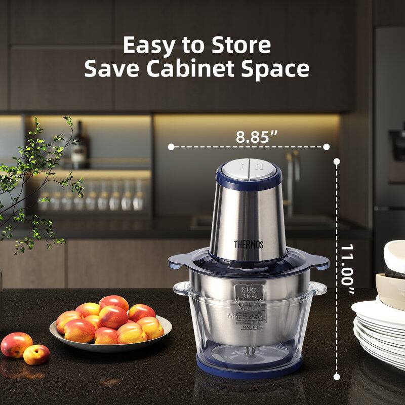Easy to Store  
Save Cabinet Space  

8.85"  
11.00" MAX FILL  

THERMOS  
SUS 304