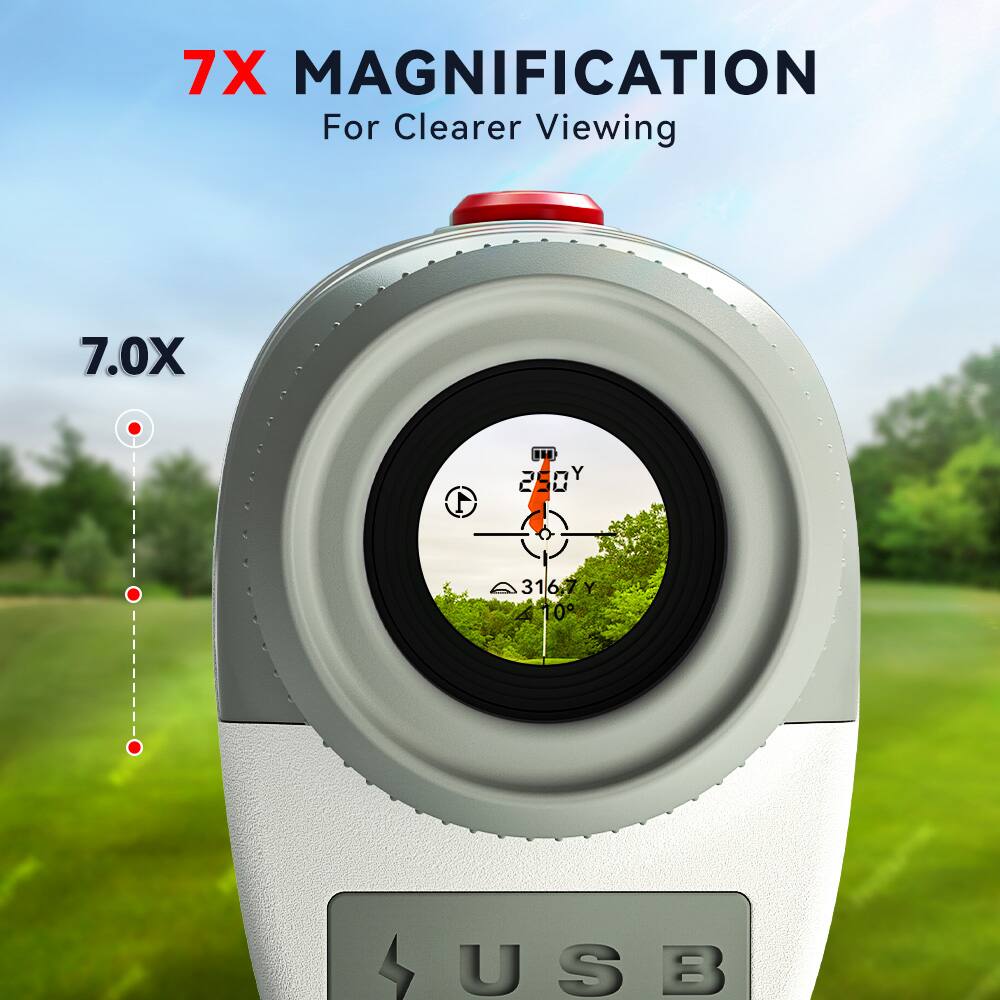 7X MAGNIFICATION  
For Clearer Viewing  

7.0X  

USB