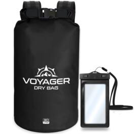 EcoGear FX - Voyager Waterproof 30L Dry Bag - Black