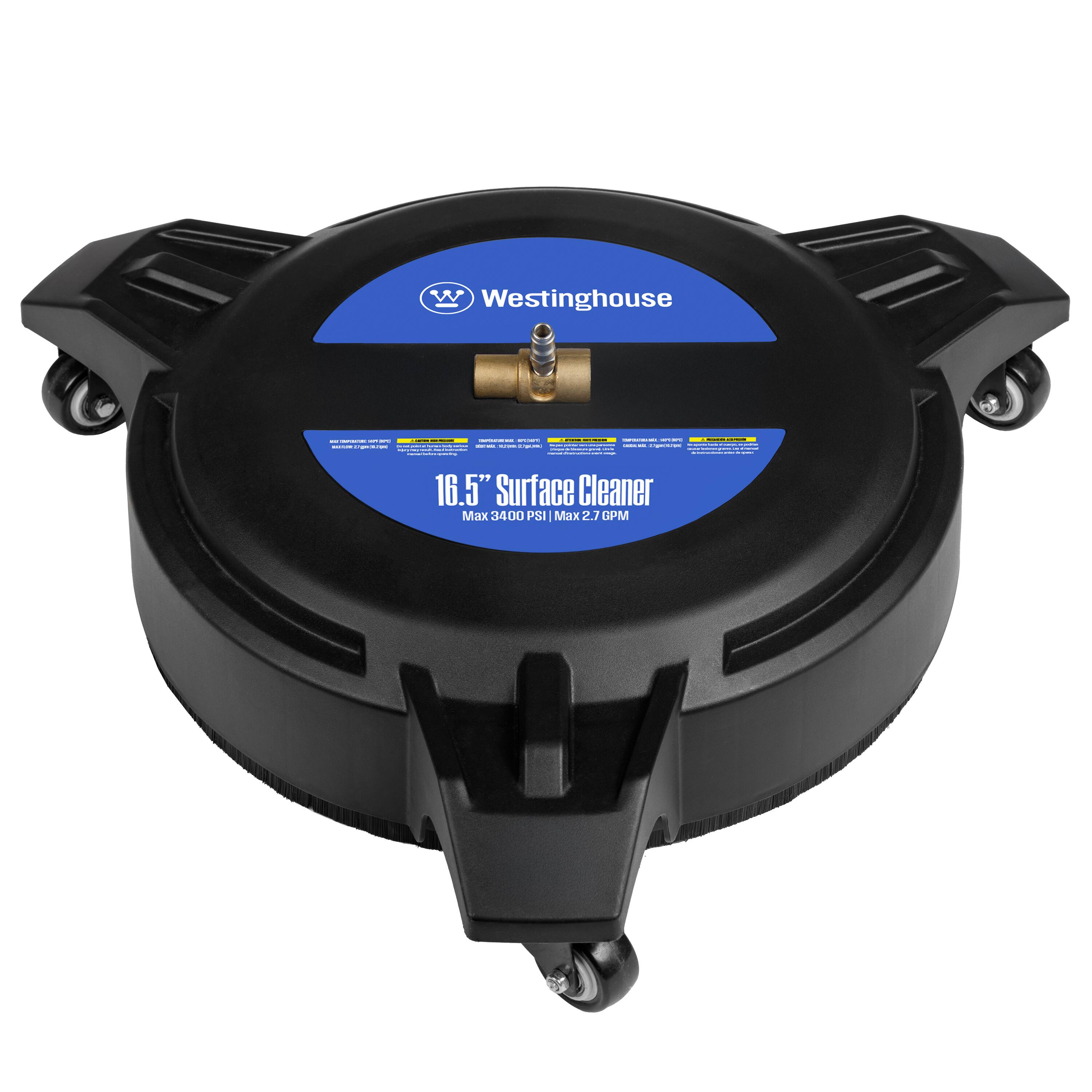 Westinghouse  
16.5" Surface Cleaner  
Max 3400 PSI  
Max 2.7 GPM