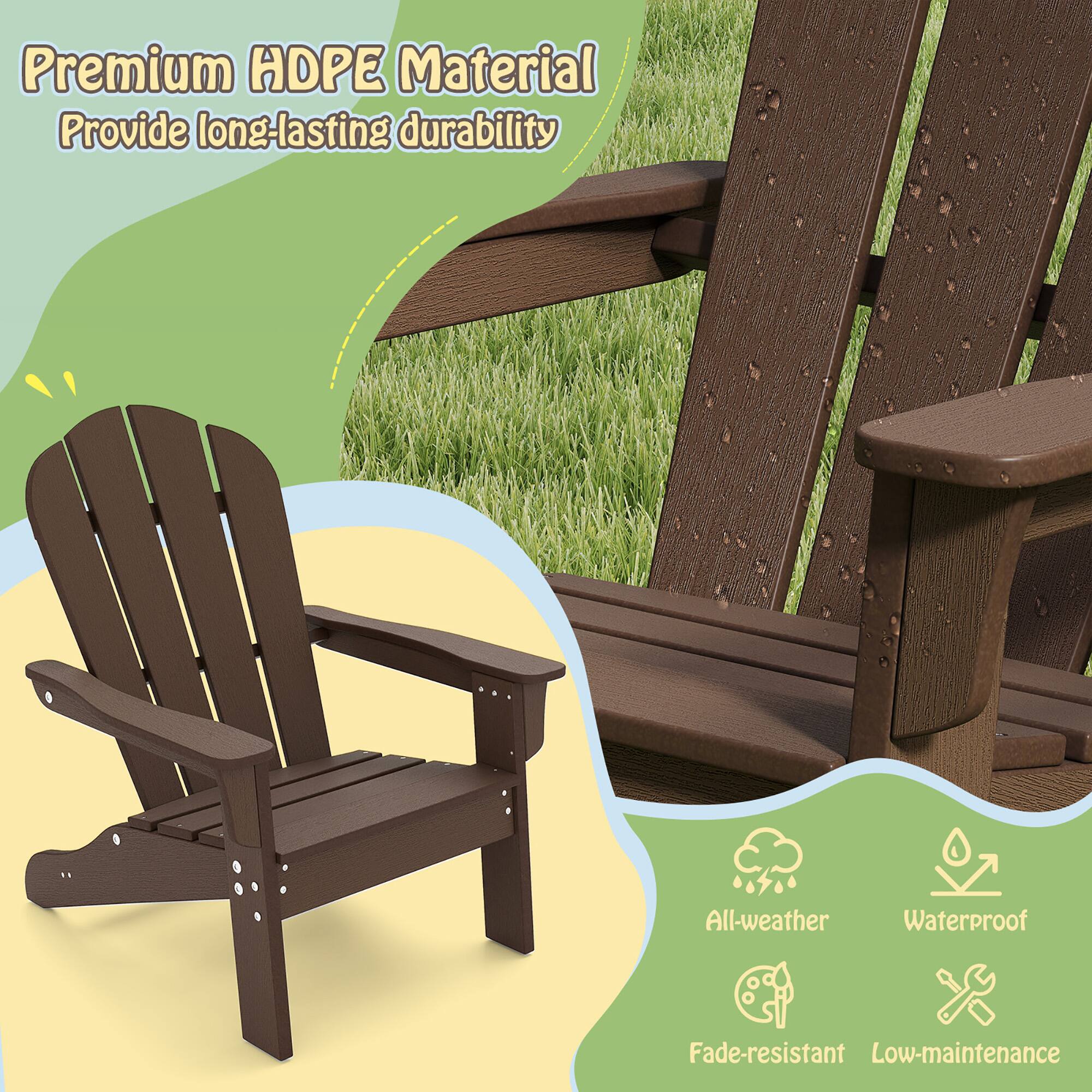 Premium HDPE Material Provide long-lasting durability All-weather Waterproof Fade-resistant Low-maintenance
