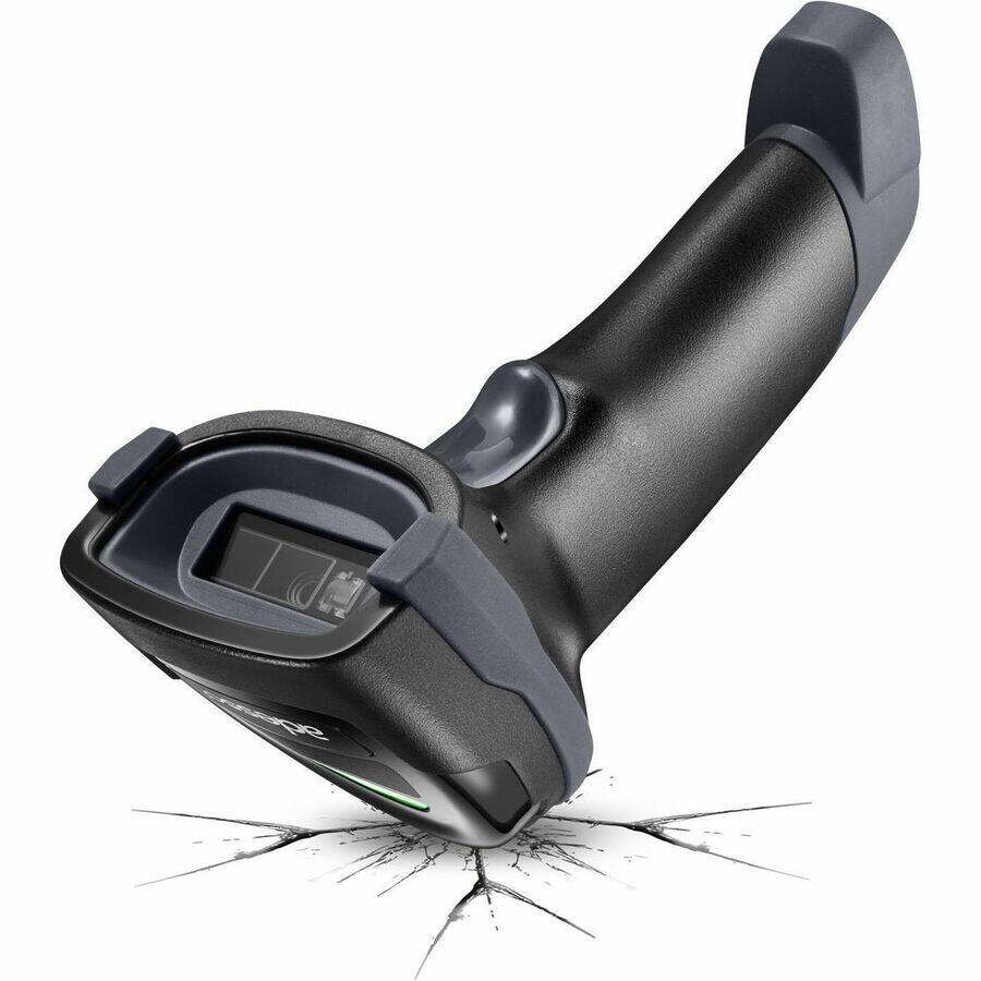 Alt View 3. Adesso - Adesso Wireless/Bluetooth/Wired 2D Barcode Scanner with Charging Cradle - Cable/Wireless Connectivity - 2D, 1D - CMOS - Black.