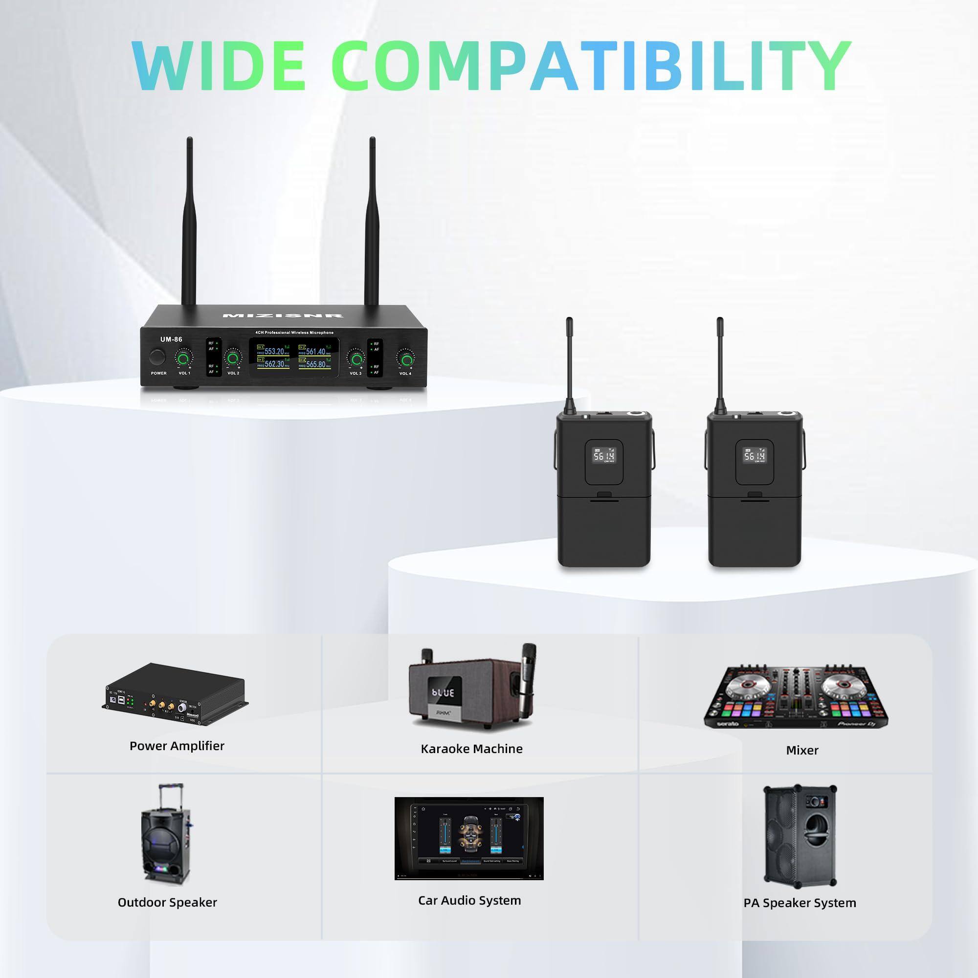 WIDE COMPATIBILITY

- Power Amplifier
- Karaoke Machine
- Mixer
- Outdoor Speaker
- Car Audio System
- PA Speaker System