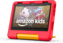 Amazon - Fire HD 8 Kids tablet, ages 3-7 | 3GB memory, 13-hr battery, 32GB (2024 release) - Disney Pixar Cars - Front_Zoom