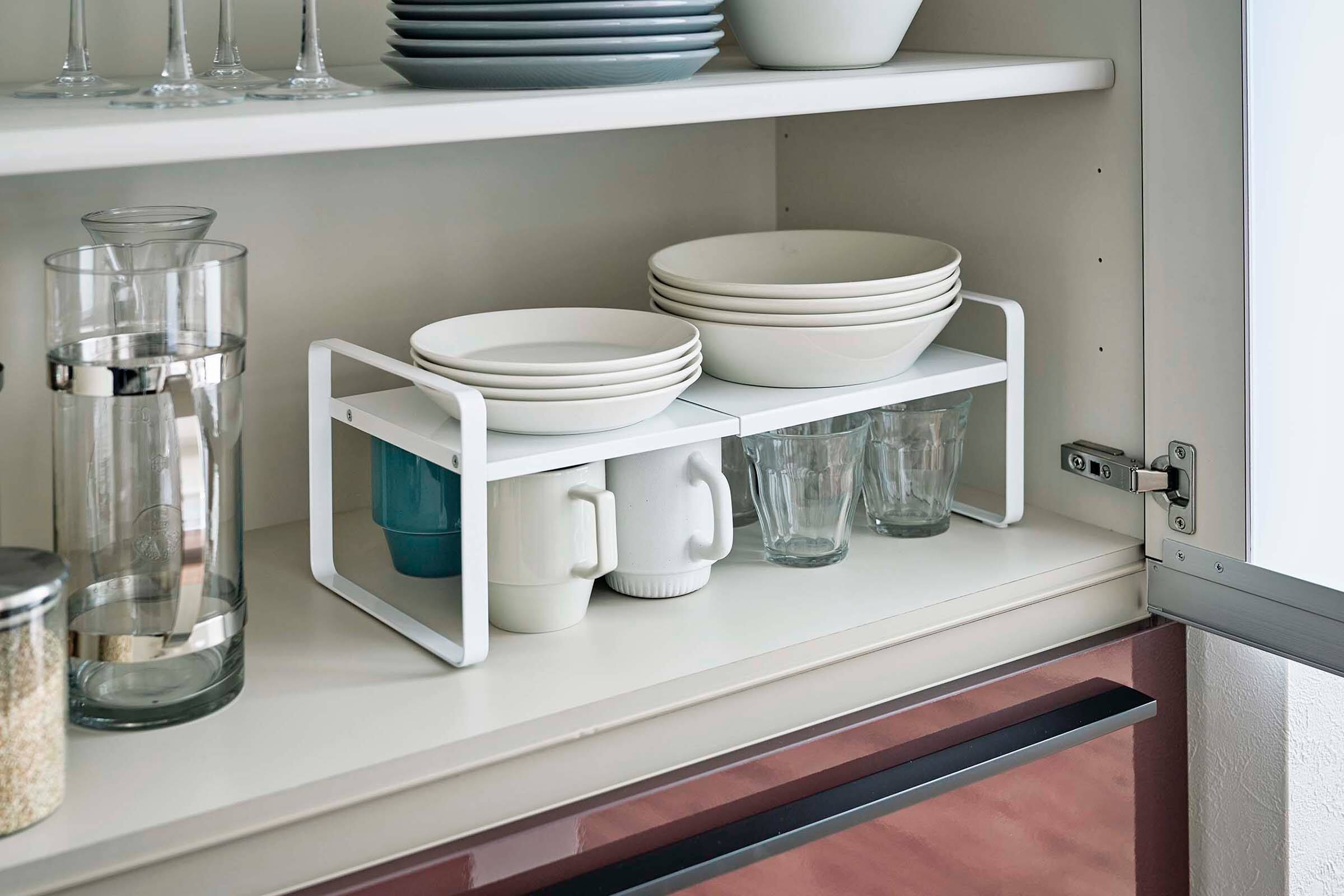 Angle. Yamazaki Home - Expandable Kitchen Riser.