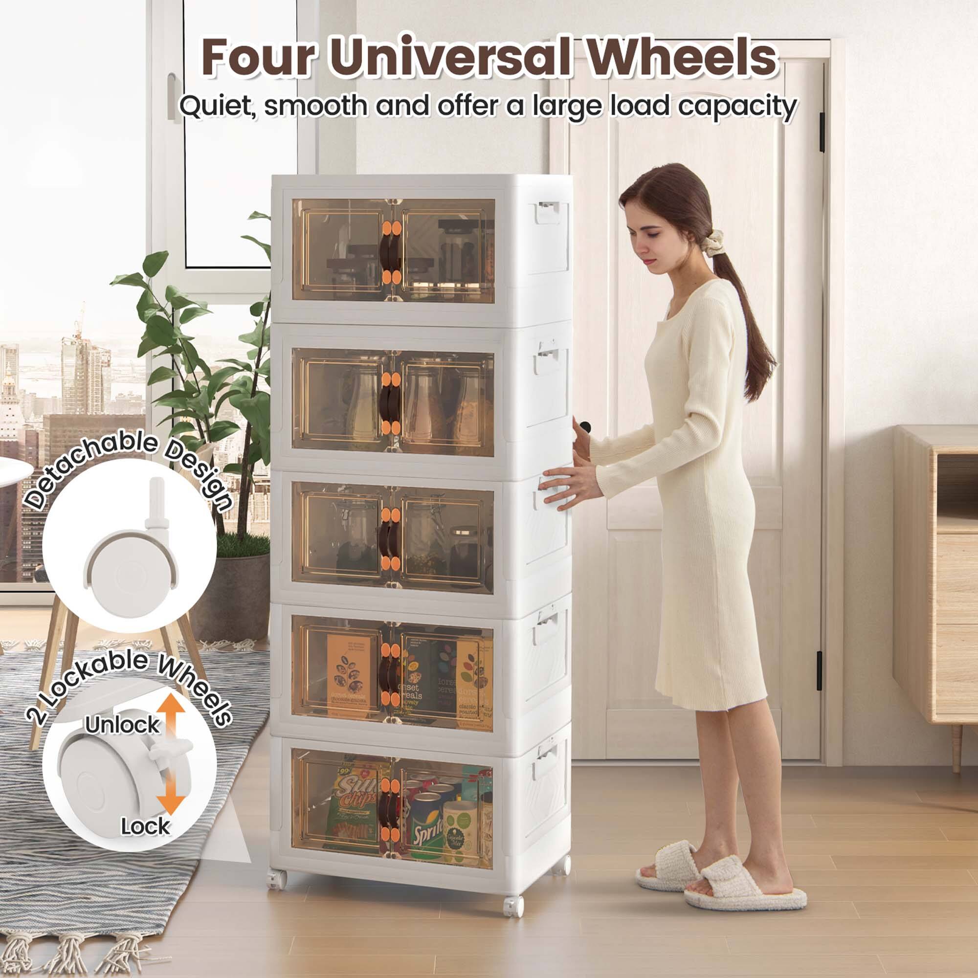 Four Universal Wheels  
Quiet, smooth and offer a large load capacity  

Detachable Design  
2 Lockable Wheels  
Unlock  
Lock  

Heals Sui Chips  
WORD Sprit