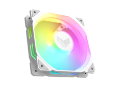 Front. ASUS - ASUS TUF TR120 120mm ARGB White Fan Triple Pack, 77.4 CFM, Aura Sync, PWM - White.