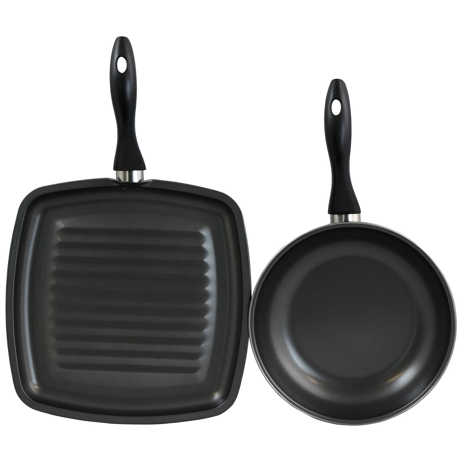 Alt View 4. Gibson - Gibson Westleton  2 piece Cookware Set Black - Black.
