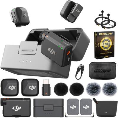 DJI Mic Mini (2 TX + 1 RX + Charging Case) Ultralight + 2 Year DJI Mic Mini (2 TX + 1 RX + Charging Case) Ultralight + 2 Year