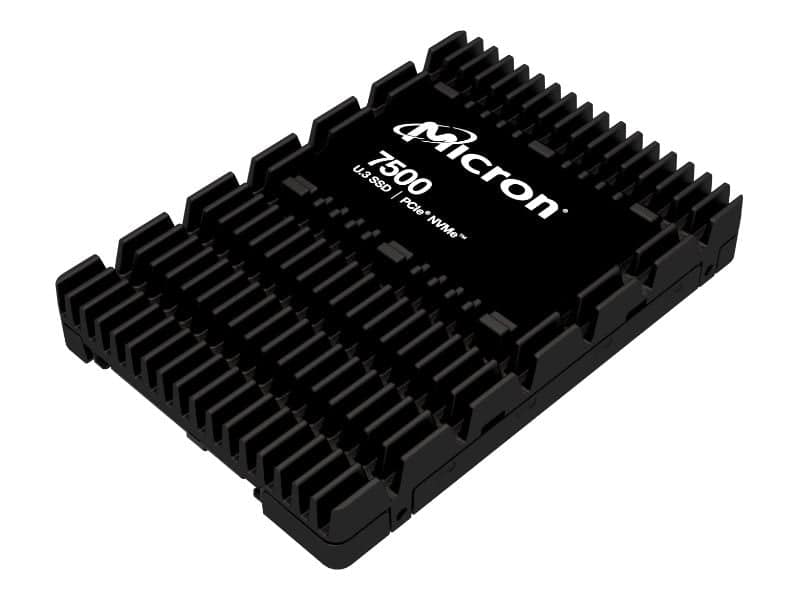 Micron Technology - 7500 PRO 960 GB Solid State Drive - 2.5" Internal - U.3 [PCI Express NVMe 4.0 x4] - Read Intensive