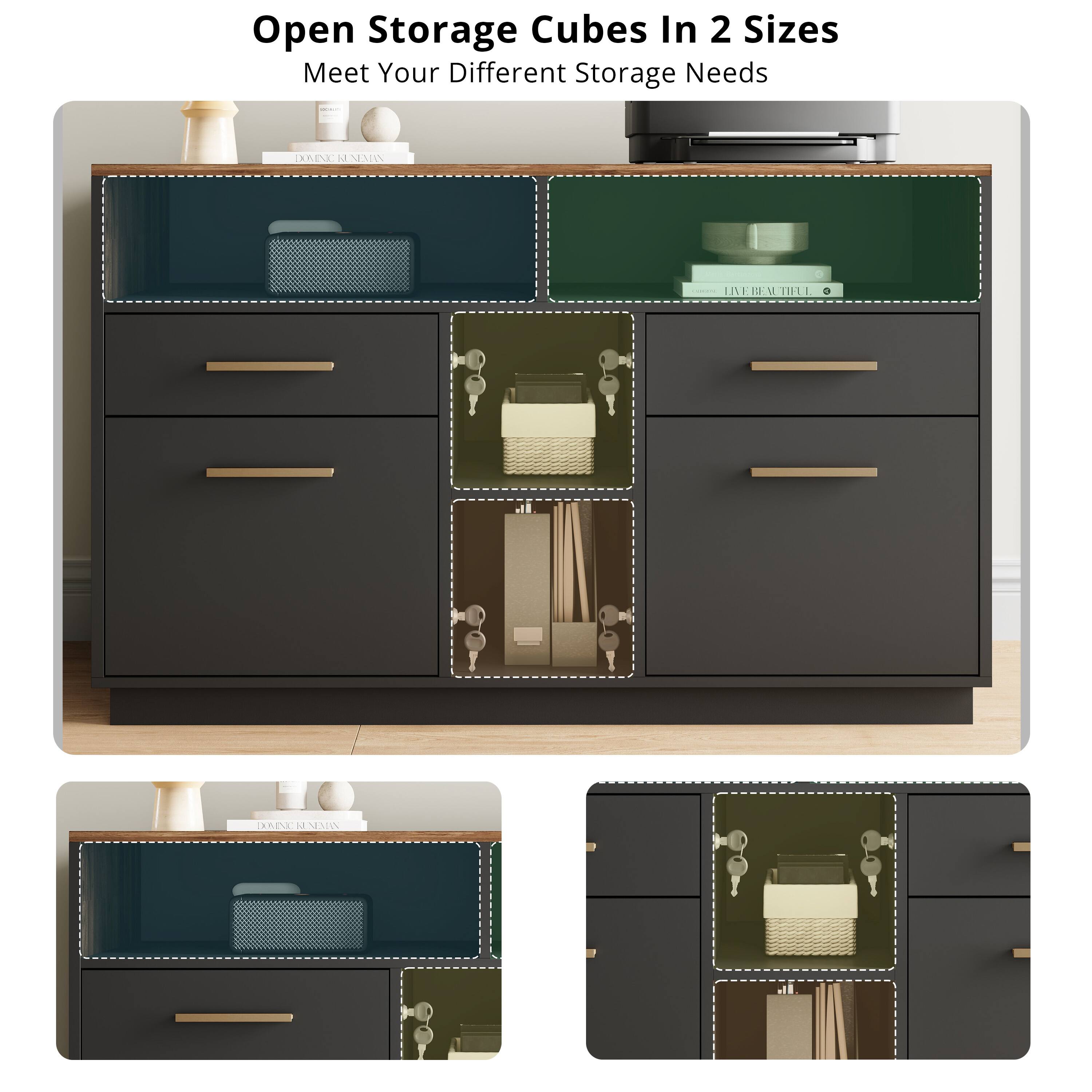Open Storage Cubes In 2 Sizes  
Meet Your Different Storage Needs