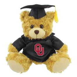 Jardine - Crimson/Brown Oklahoma Sooners 12'' Graduation Plush Bear - Red