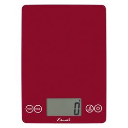 Escali - Arti Glass Digital Scale - Rio Red