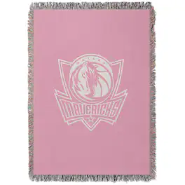 Chad & Jake - Dallas Mavericks Woven Blanket - Pink
