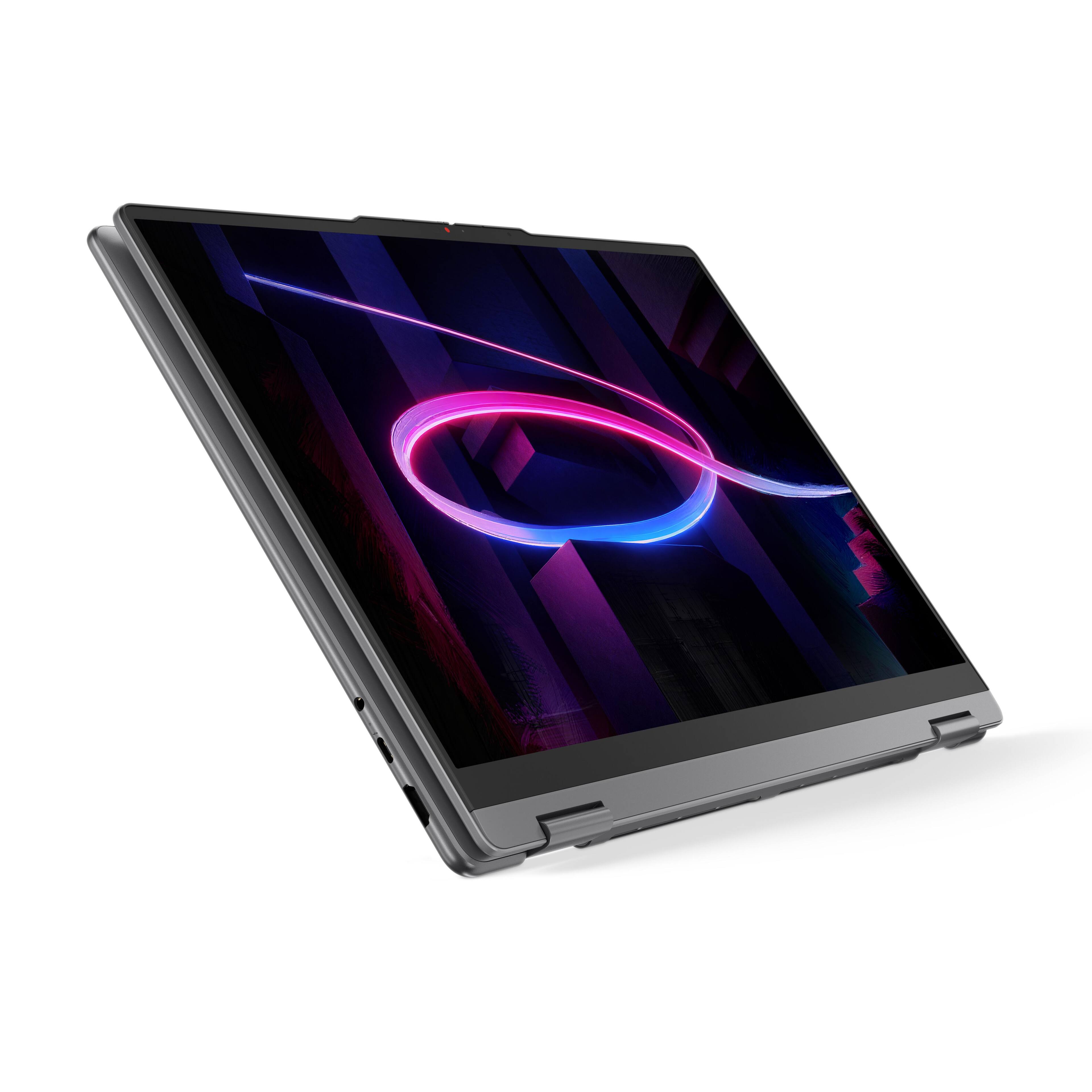 Alt View 11. Lenovo - Yoga 7i 2-in-1 16" 2K Touchscreen Laptop - Intel Core Ultra 5 Processor 322 2026 - 16GB Memory - 512GB SSD - Luna Grey.