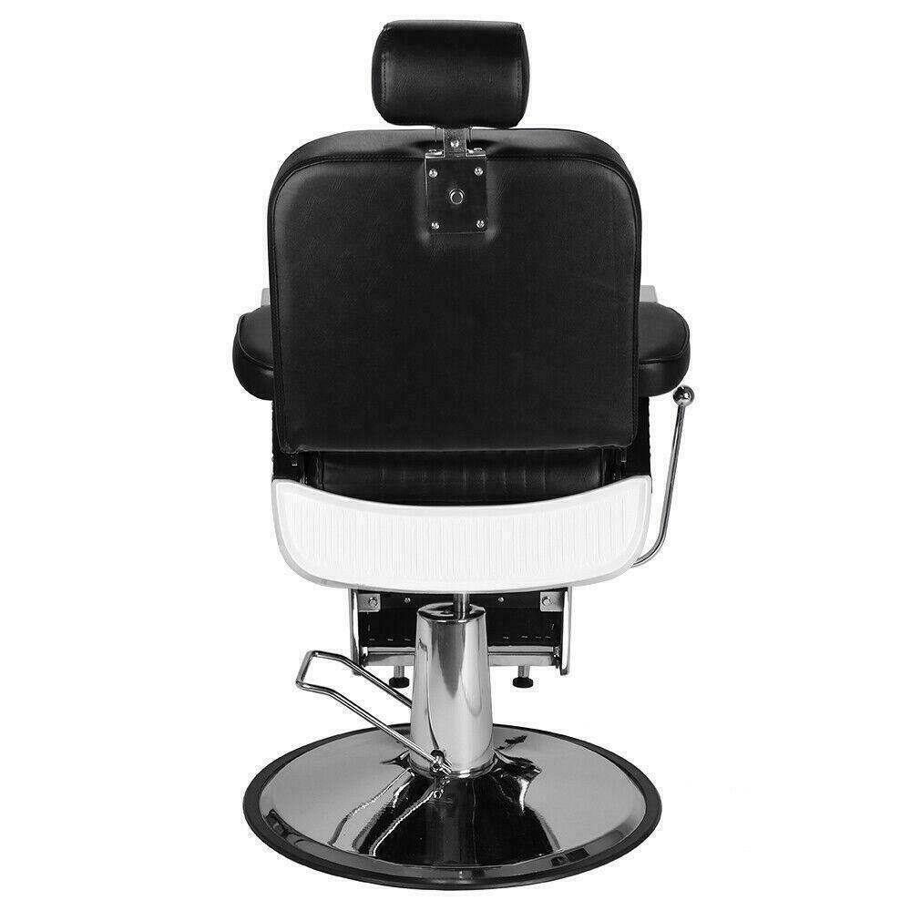 Alt View 5. Winado - Heavy Duty Vintage Barber Chair All Purpose Hydraulic Reclining Salon Beauty Chair with Footrest & Headrest, 360° Swivel - Black.