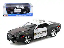 2006 Dodge Challenger Concept Police 1/18 Diecast Model Car by Maisto - Black