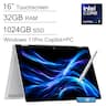HP - Upgraded - OmniBook 7 Flip 2-in-1 16" WUXGA Touch Laptop - Copilot+PC - Intel Core Ultra 7 258V - 32GB RAM - 1TB SSD - Win 11Pro - Glacier silver