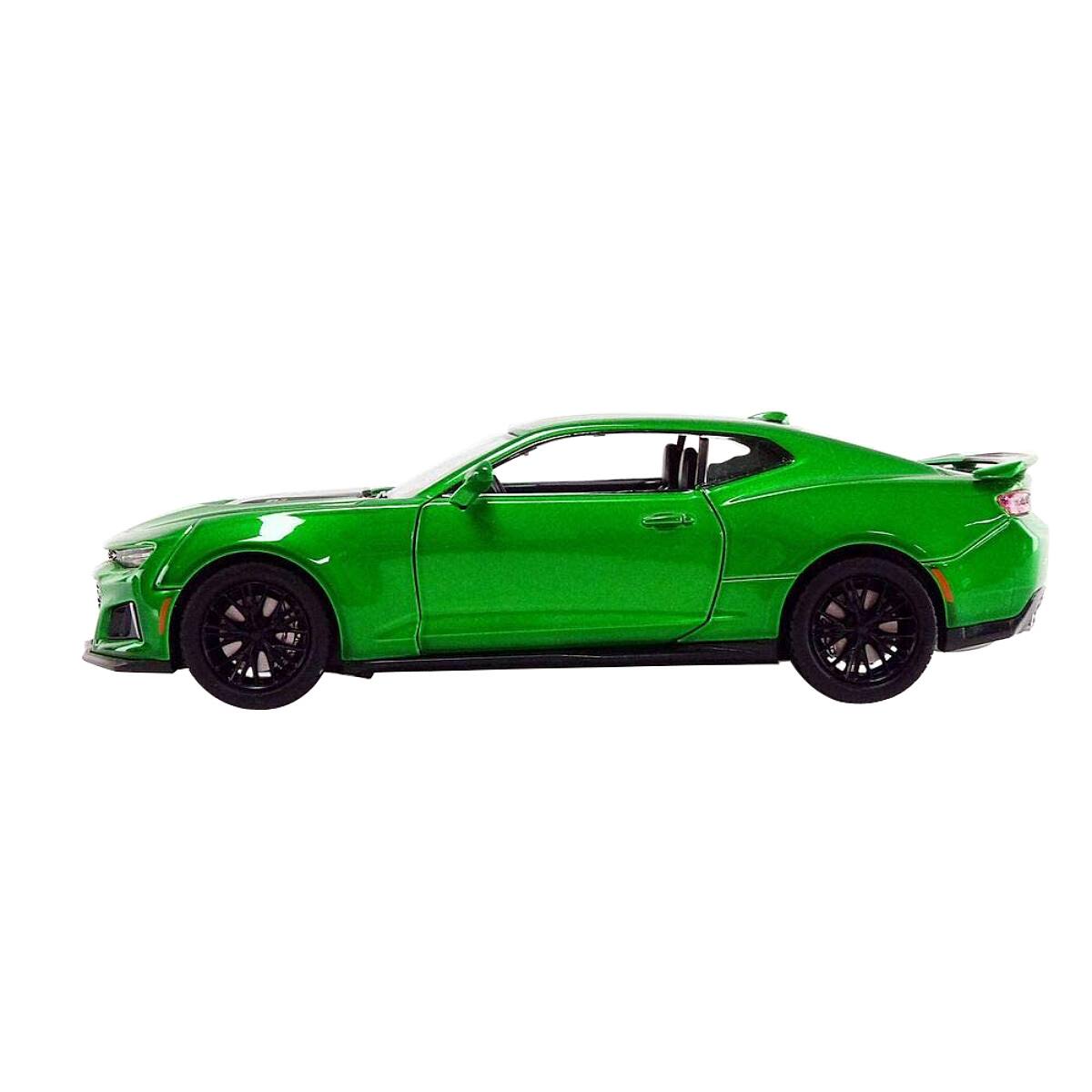 Alt View 2. Motormax - 2017 Chevrolet Camaro ZL1 Metallic Green 1/24 Diecast Car Model by Motormax.