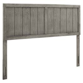 Robbie Wood Full Headboard by Modway - Gray