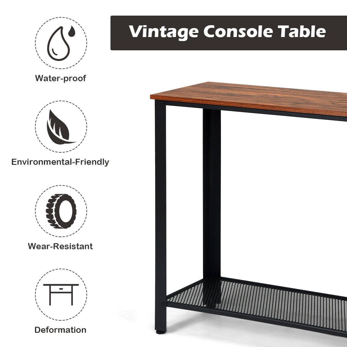 Vintage Console Table

- Water-proof
- Environmental-Friendly
- Wear-Resistant
- Deformation