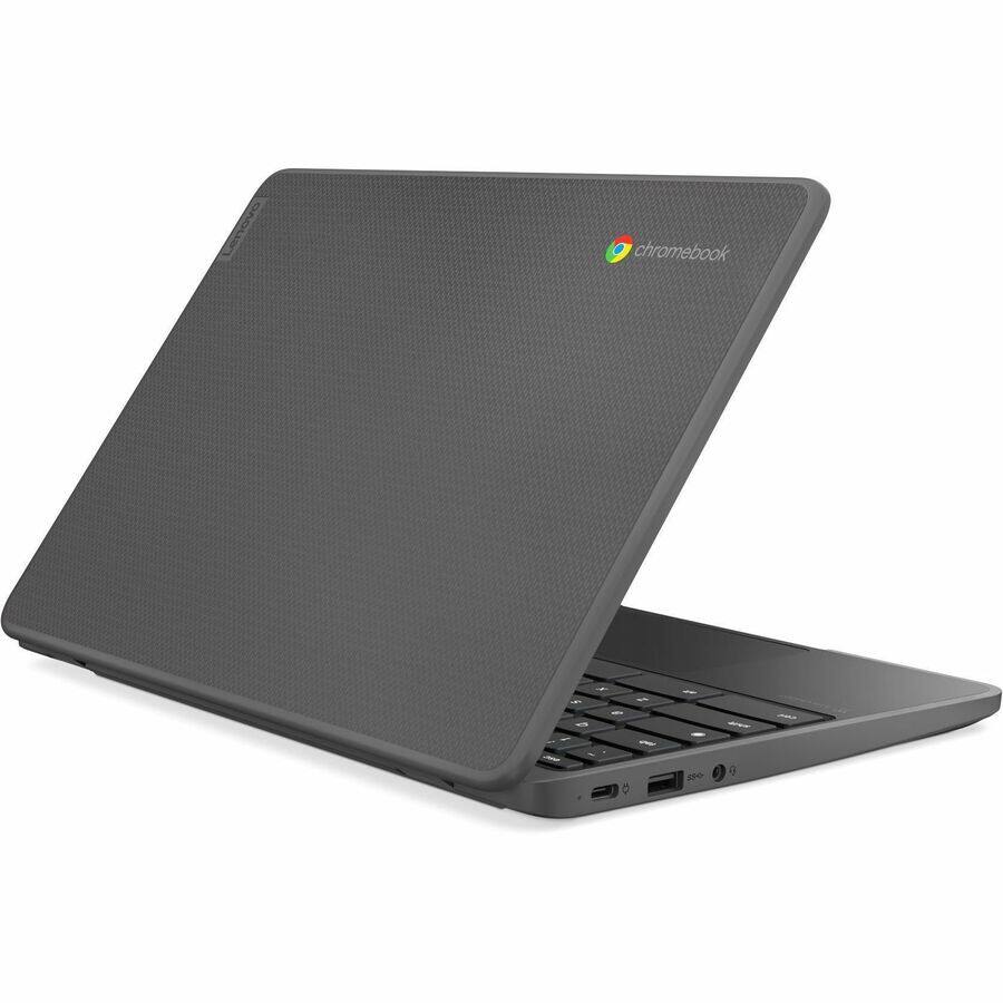 Alt View 4. Lenovo - Lenovo 100e 11.6" Chromebook HD ARM Cortex A76 4GB RAM 32GB eMMC Graphite Gray - ARM Cortex A76 + Cortex A55 - Twisted n - Graphite Gray.
