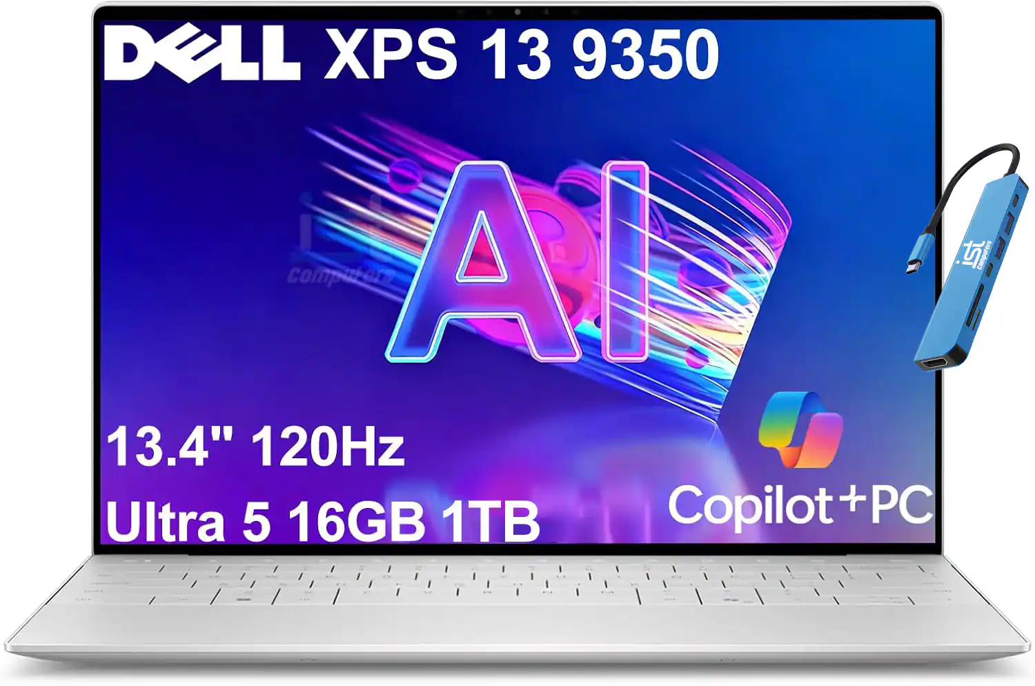 DELL XPS 13 9350
13.4" 120Hz
Ultra 5 16GB 1TB
Copilot+PC
AI