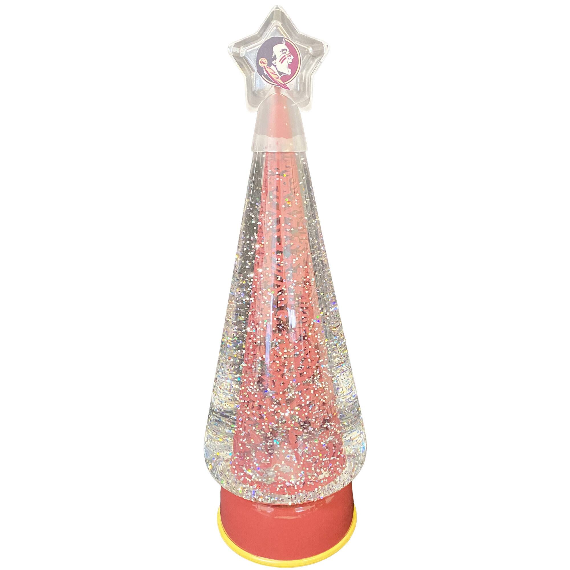 Alt View 1. Santa's Workshop - Florida State Seminoles 12" Tree Globe - Red.