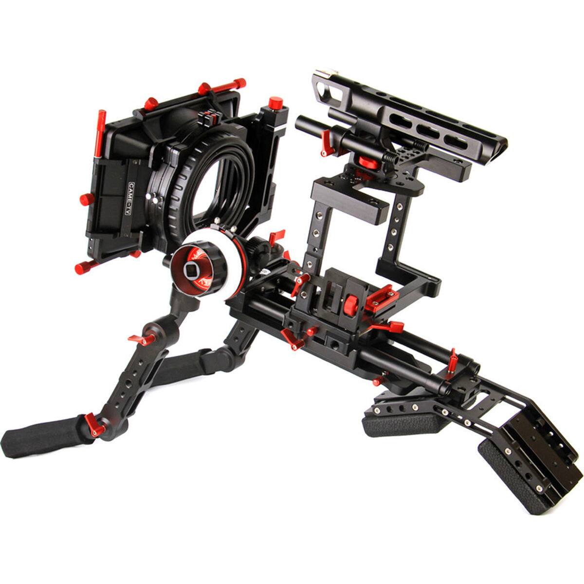 Alt View 4. Came-TV - Came-TV DSLR Cage w/Hand Grip for GH4, Sony A7s  Canon 5D Mark III Cameras.