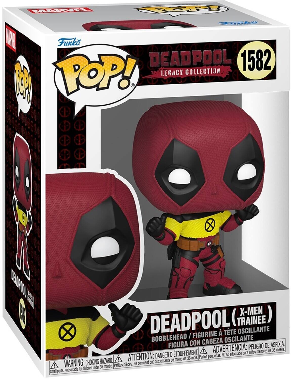 MARR TOPE Toke WAE Funko DEADPOOL 1582 POP! LEGACY COLLECTION M R DEAOPOOLL El X-MEN ) DEADPOOL TRAINEE x  TTE OSCILLANTE BOBBLEHEAD I FIGURINE CON CABEZA OSCILANTE FIGURA PELIGRO DE ASFIXIA. D'TOUFFEMENT. ADVERTENCIA: nios menores de 36 meses. DANGER No es adecuado para ATTENTION: de 36 mois, Partes pequeas. HAZARD. enfants de moins WARNING: CHOKING Ne convient pas aux under 36 months Petites pieces. Not suitable for children Smal parts