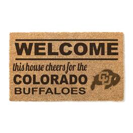 Jardine - Colorado Buffaloes 18" x 30" Welcome Doormat - Brown