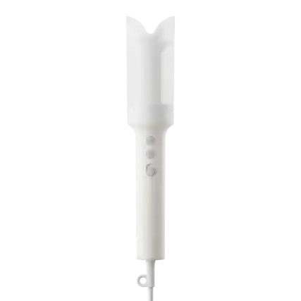 Front. Laifen - AutoCurl Automatic Curling Iron + Bag + 2 Hair Clips - White.