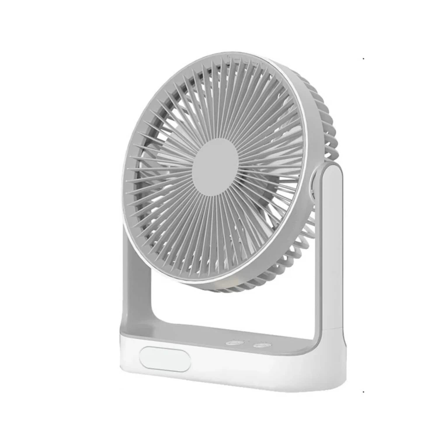 Stock Preferred - Portable 6-Inch Solar Camping Fan with LED Light