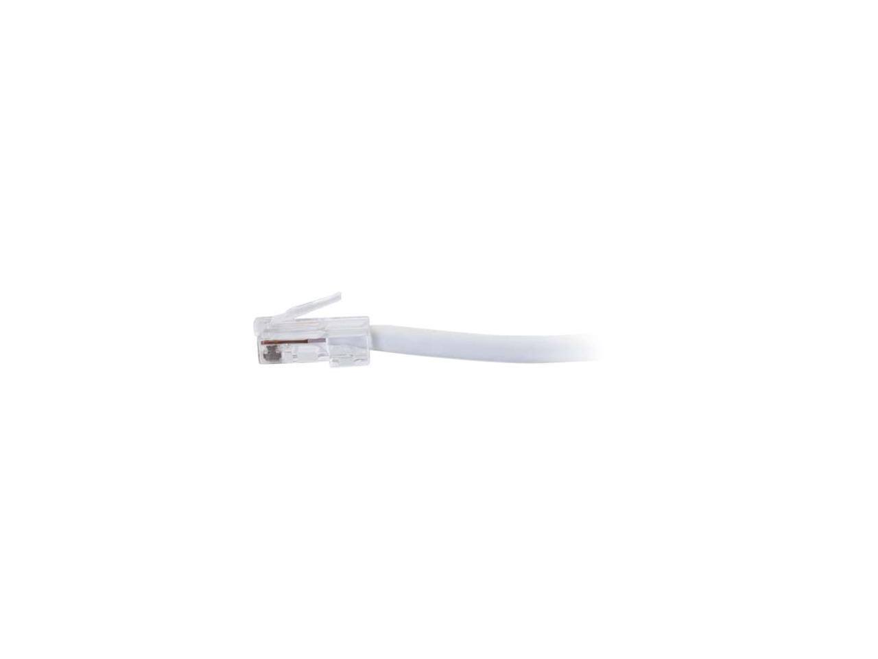 Alt View 2. Cables to Go - C2G 04233 Cat6 Cable - Non-Booted Unshielded Ethernet Network Patch Cable, White (2 Feet, 0.60 Meters).