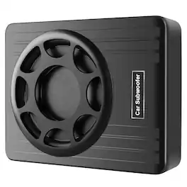 TECH SAFARI - 10 Inch 800w Car Subwoofer Under Seat High low Level Input Car truck Audio Sub Built In Amplifier - Default