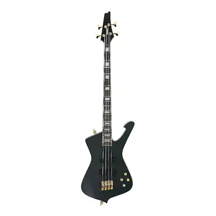 Front. Ibanez - Ibanez ICB620BKF ICB 4str Electric Bass - Black Flat.